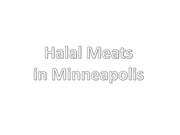 Best halal meats in minneapolis