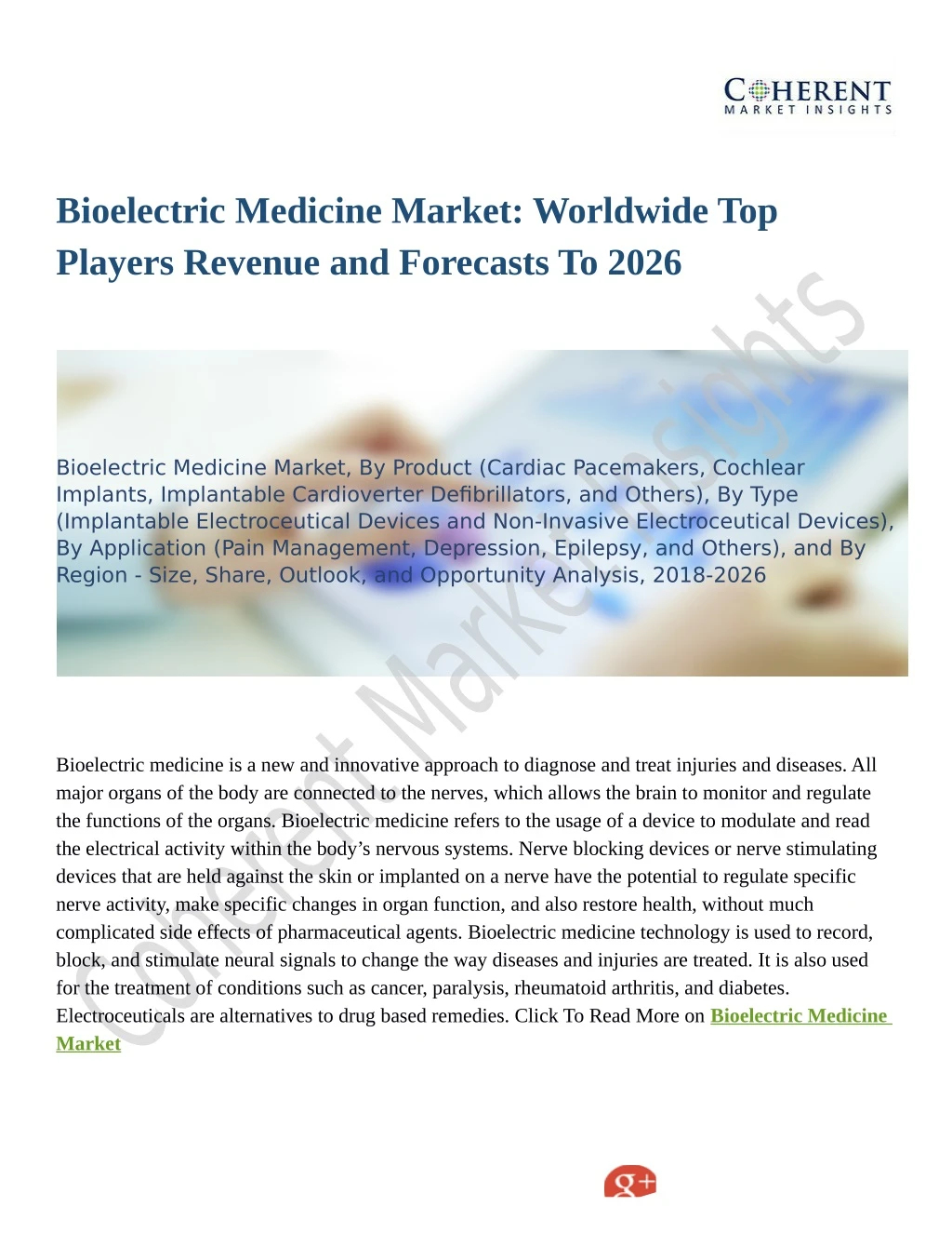 bioelectric medicine market worldwide top players