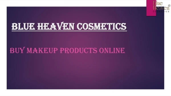 Buy Makeup Products Online