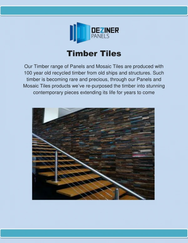 Timber Tiles