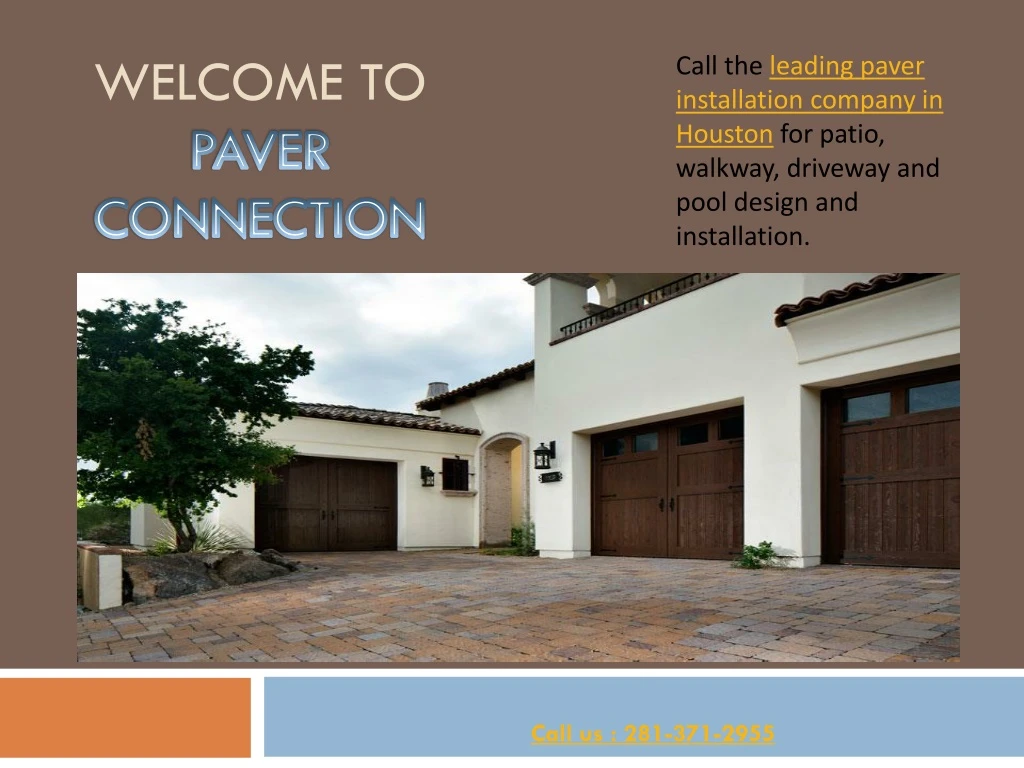 welcome to paver connection