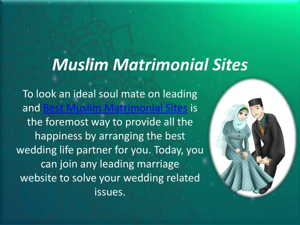 muslim matrimonial sites