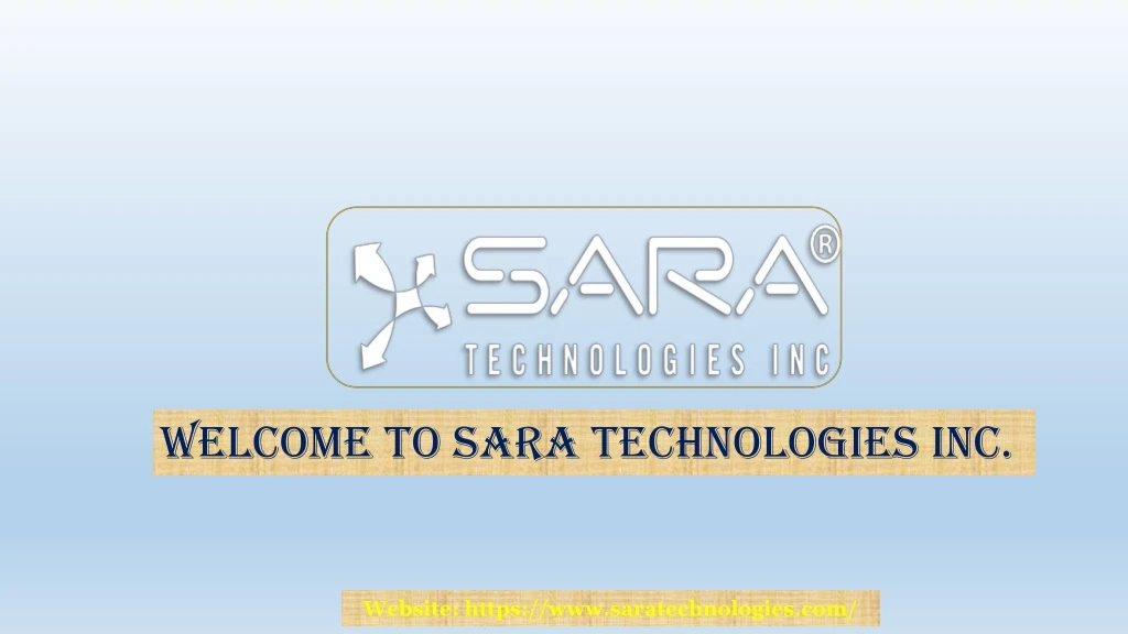 welcome to sara technologies inc