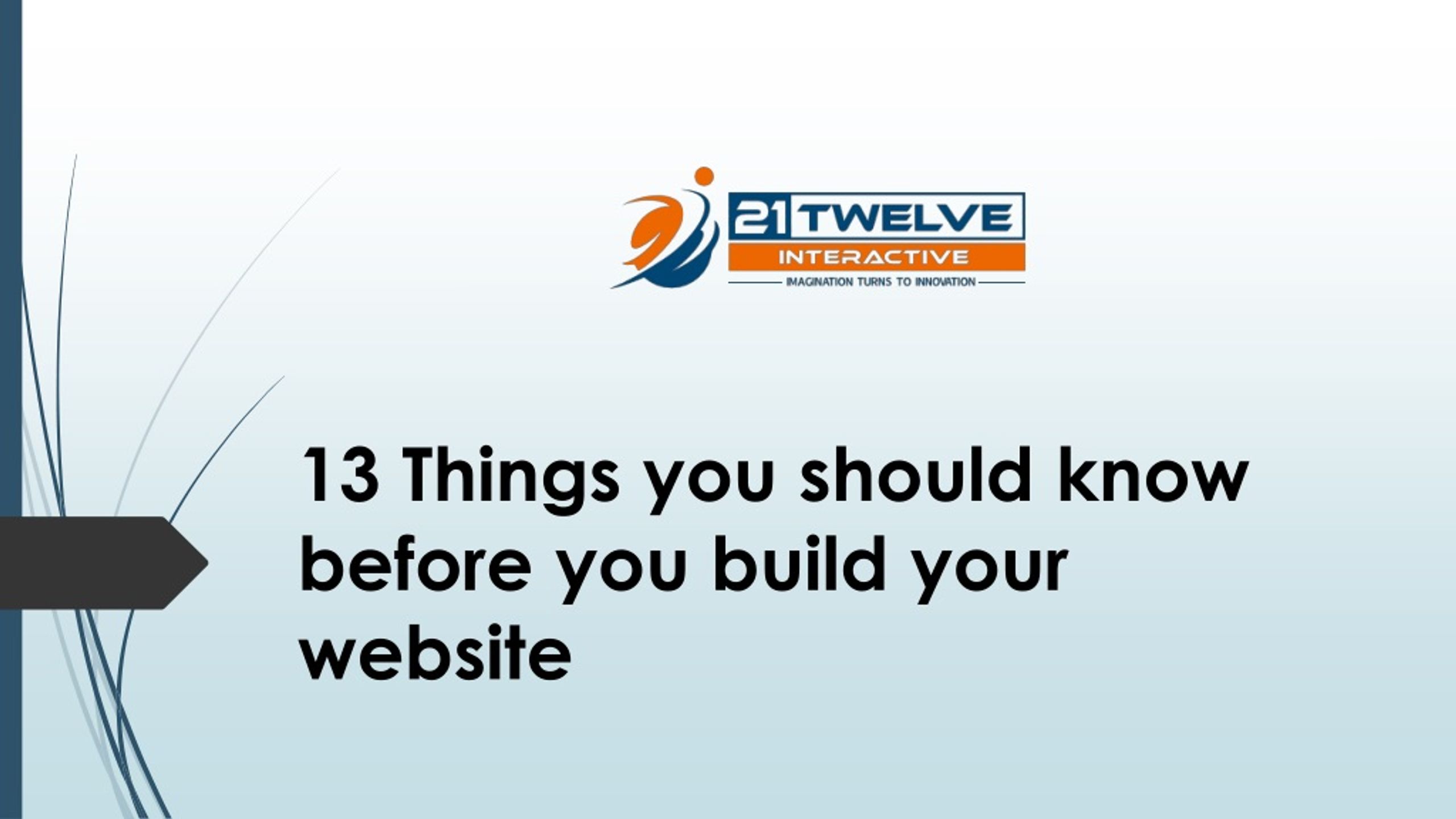 PPT - 13 Things you should know before you build your website ...