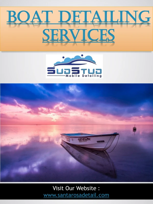 Boat Detailing Services