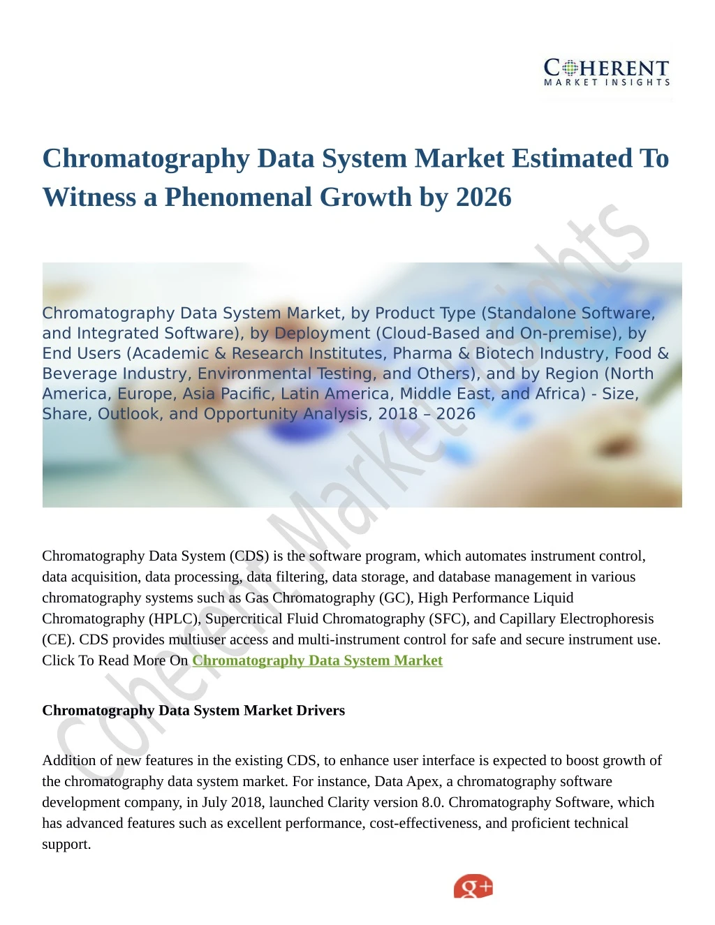 chromatography data system market estimated