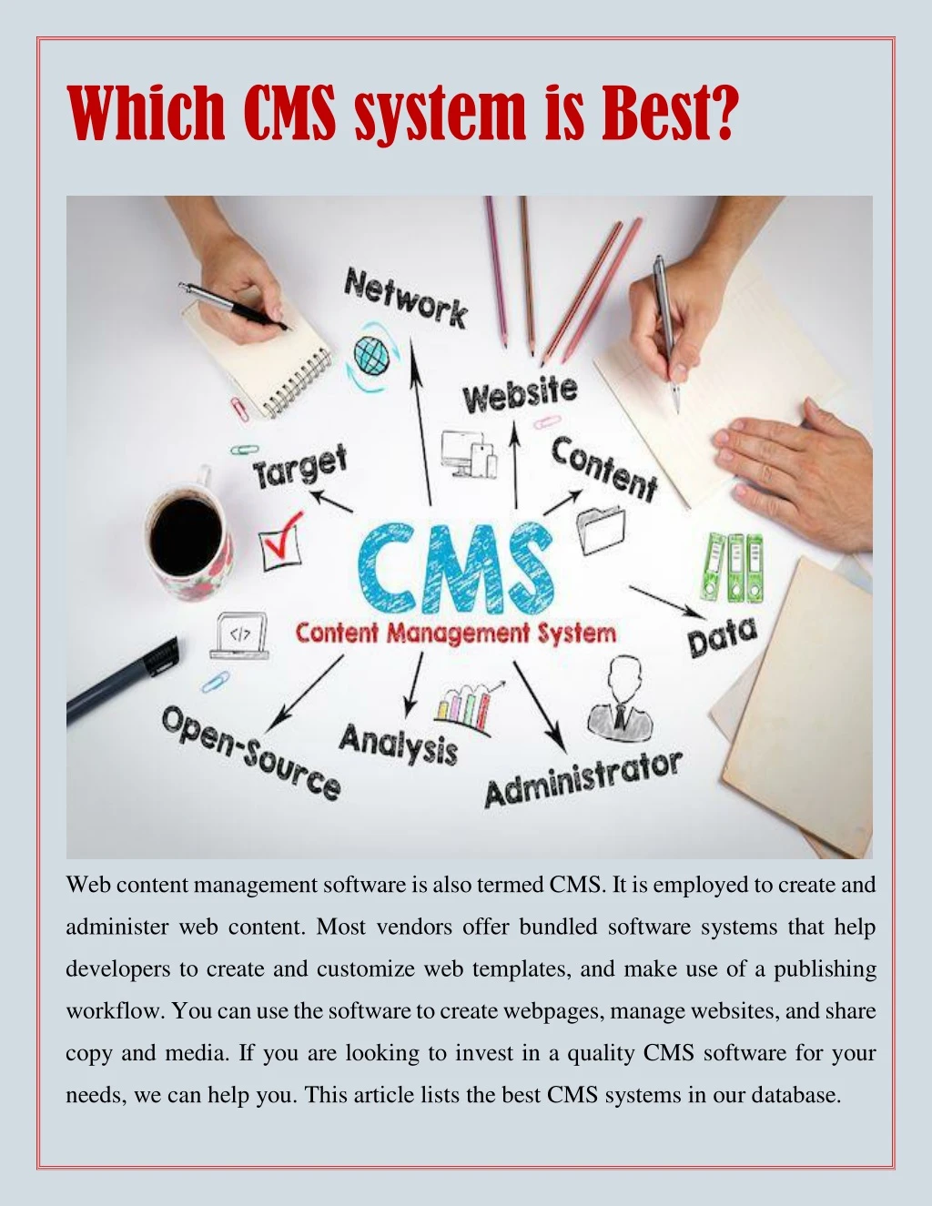which cms system is best