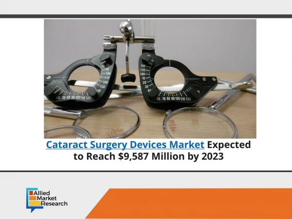 Cataract surgery devices market on eye to reach $9,587 Million by 2023