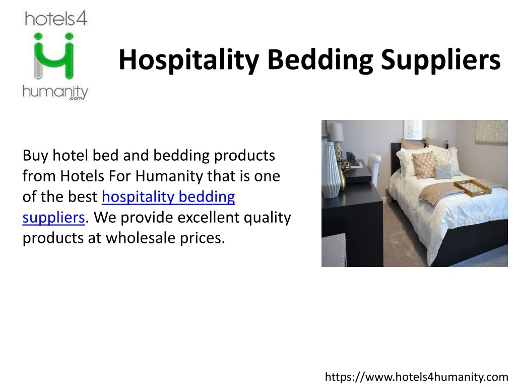 hospitality bedding suppliers