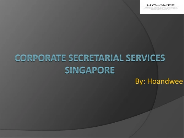 Looking for Corporate Secretarial Services in Singapore