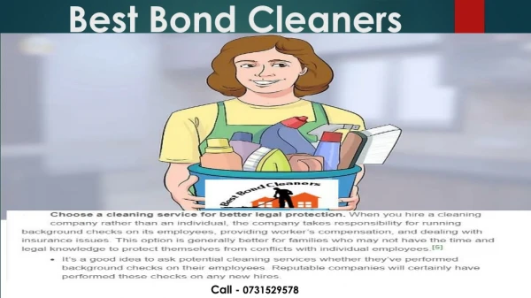 Best bond cleaners for bond cleaning in Brisbane