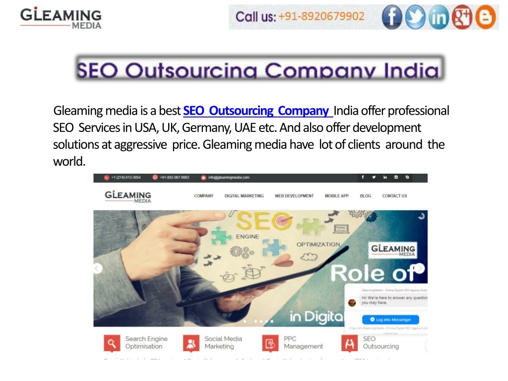 gleaming media is a best seo outsourcing company