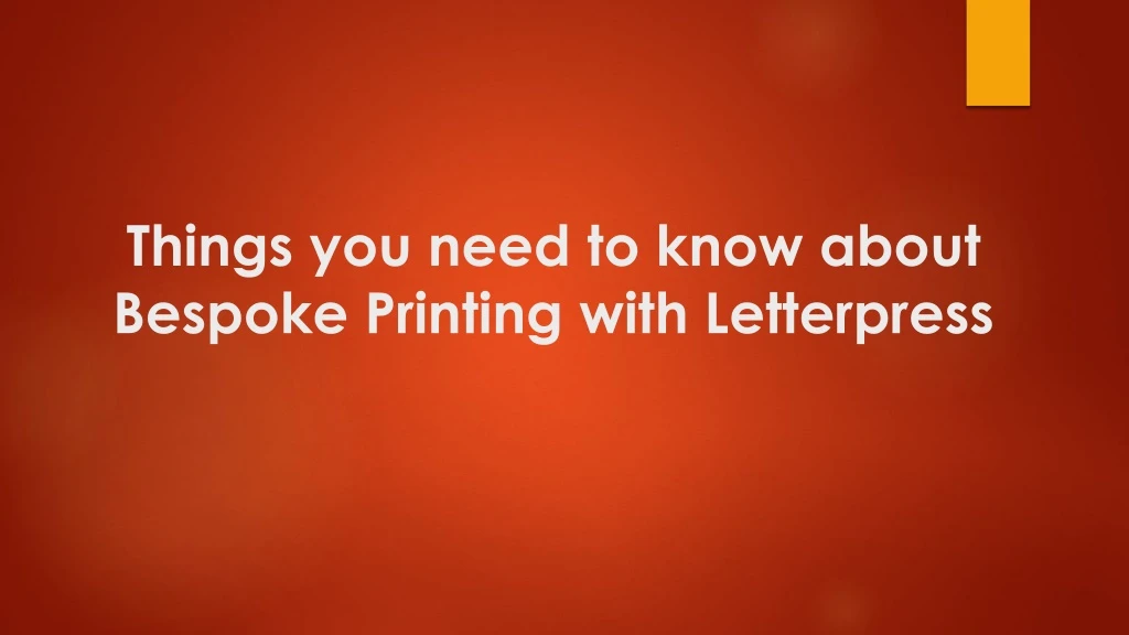 things you need to know about bespoke printing with letterpress