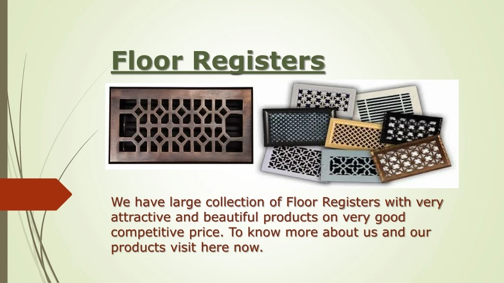 floor registers