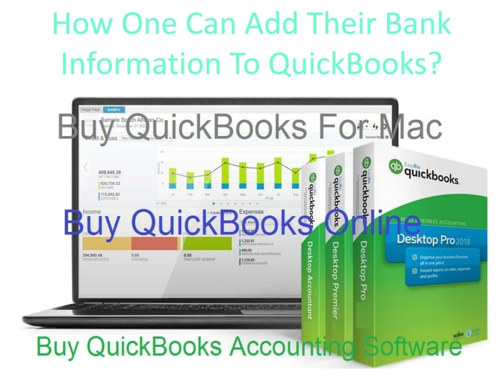 how one can add their bank information