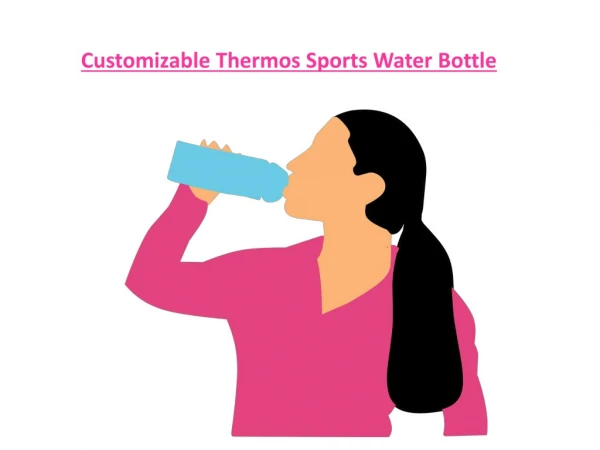 Customizable Thermos Sports Water Bottle