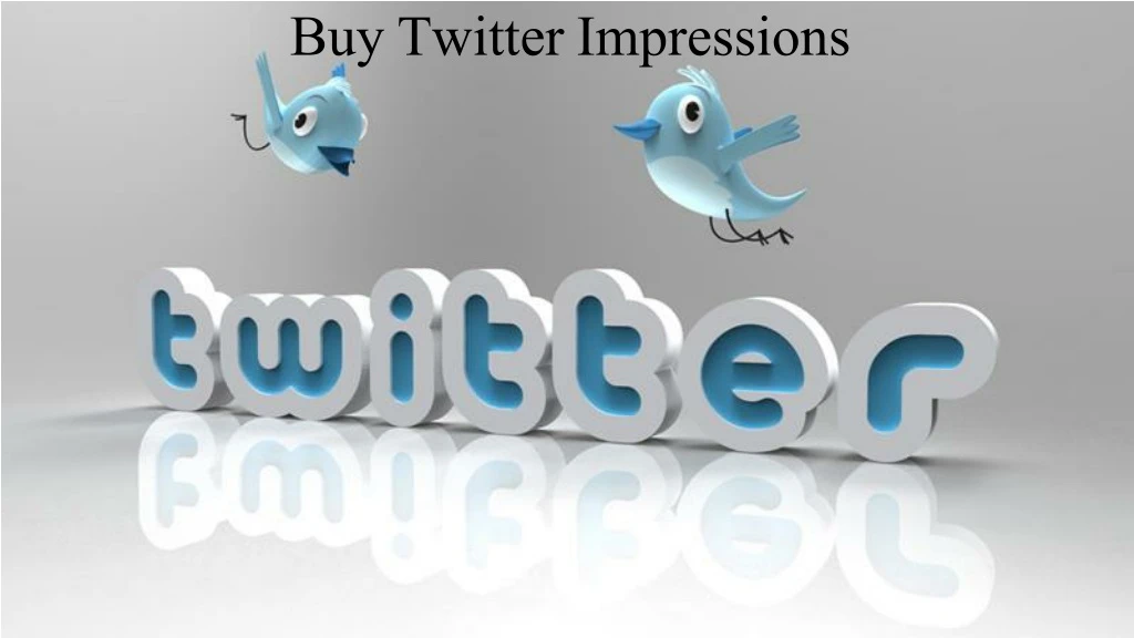 buy twitter impressions
