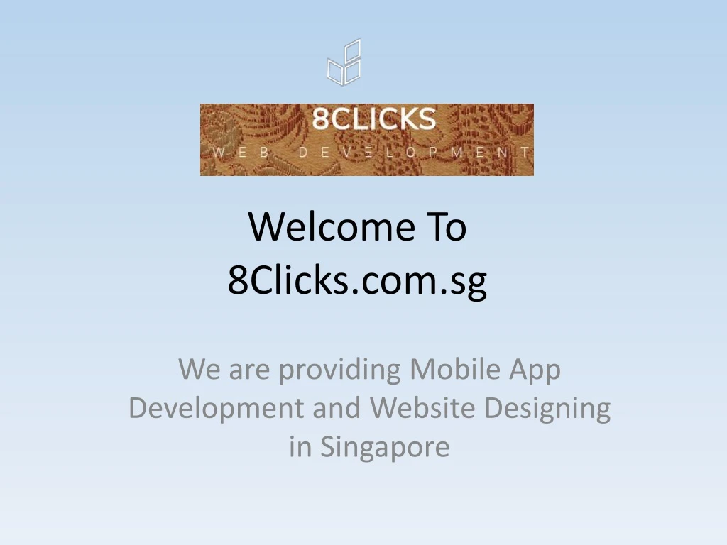 welcome to 8clicks com sg