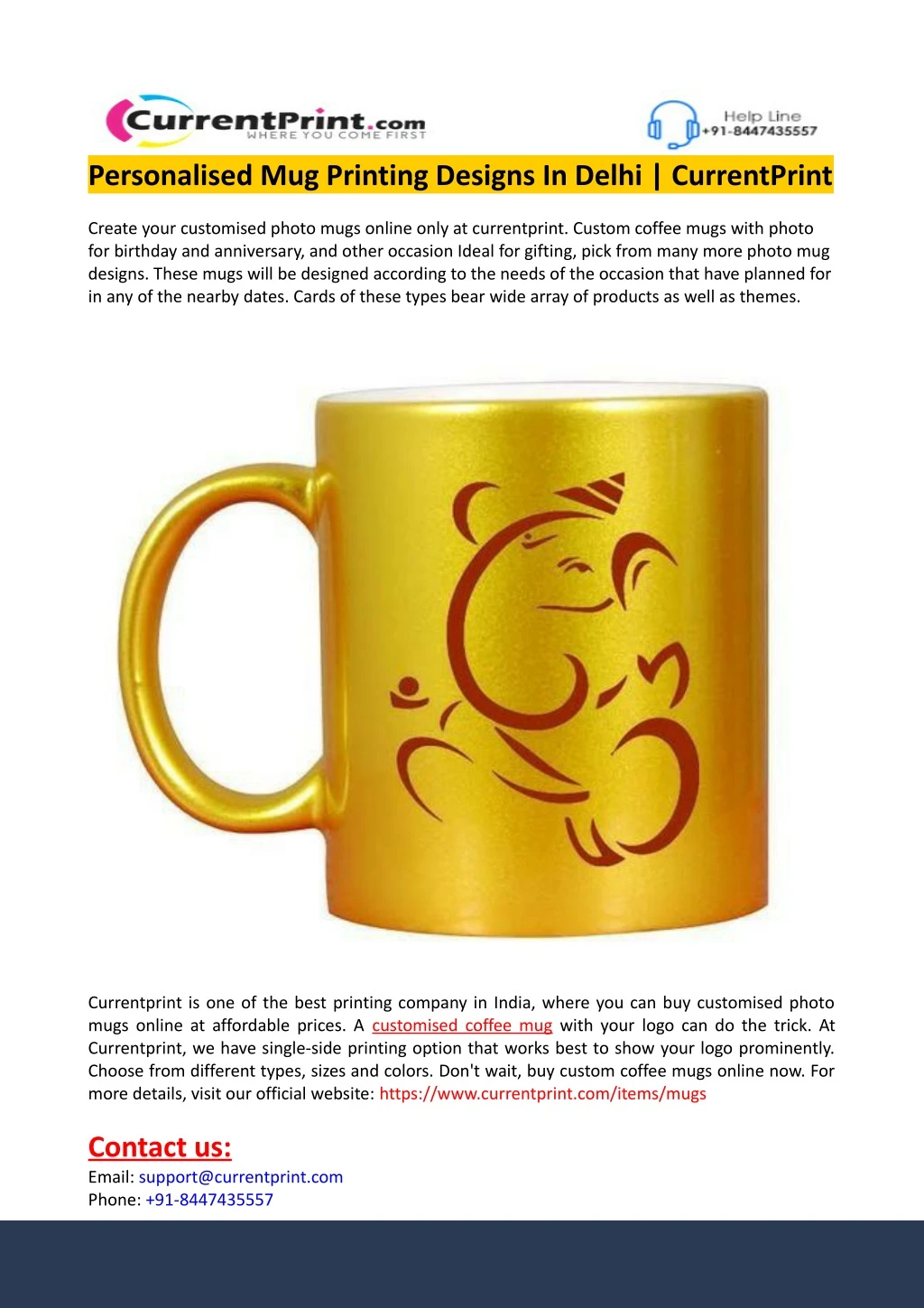 personalised mug printing designs in delhi