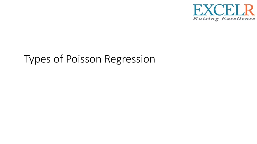 types of poisson regression