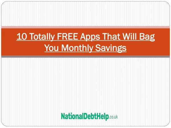 10 Totally FREE Apps That Will Bag You Monthly Savings