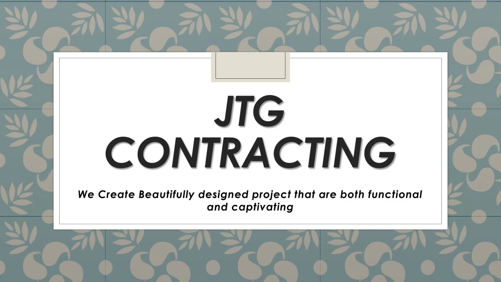 j tg contracting