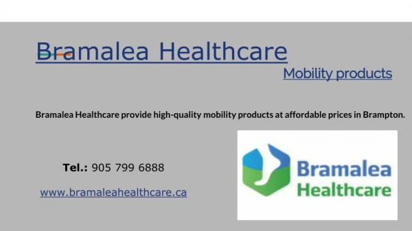 High-Qulity Mobility Products In Brampton