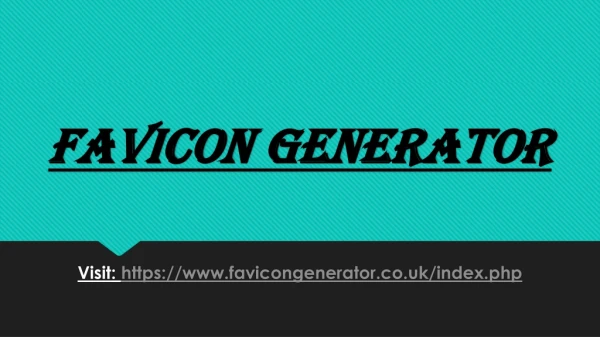 Favicon generator