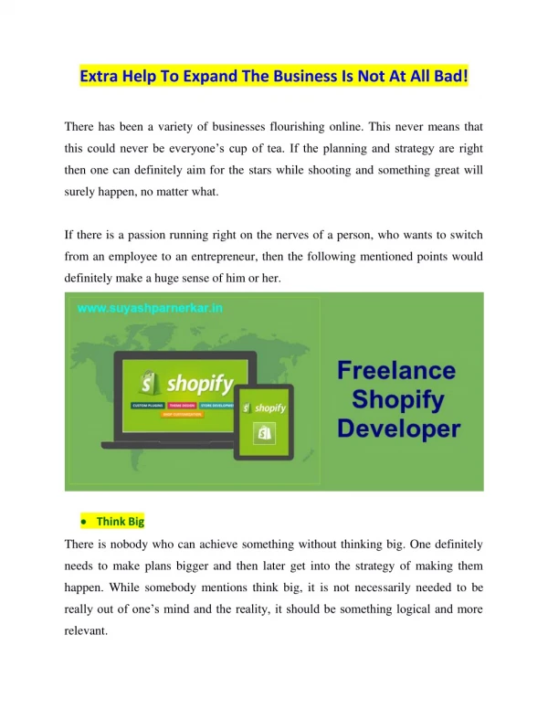 Hire Freelance Shopify Developer India