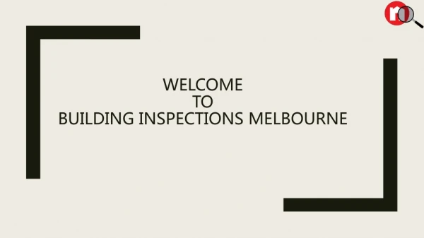 Building inspections Melbourne