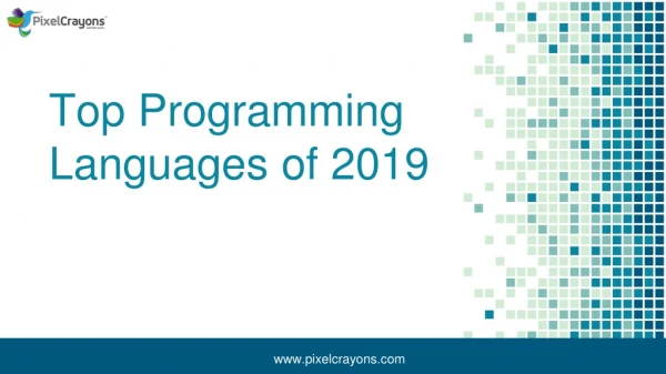 Top Programming Languages of 2019
