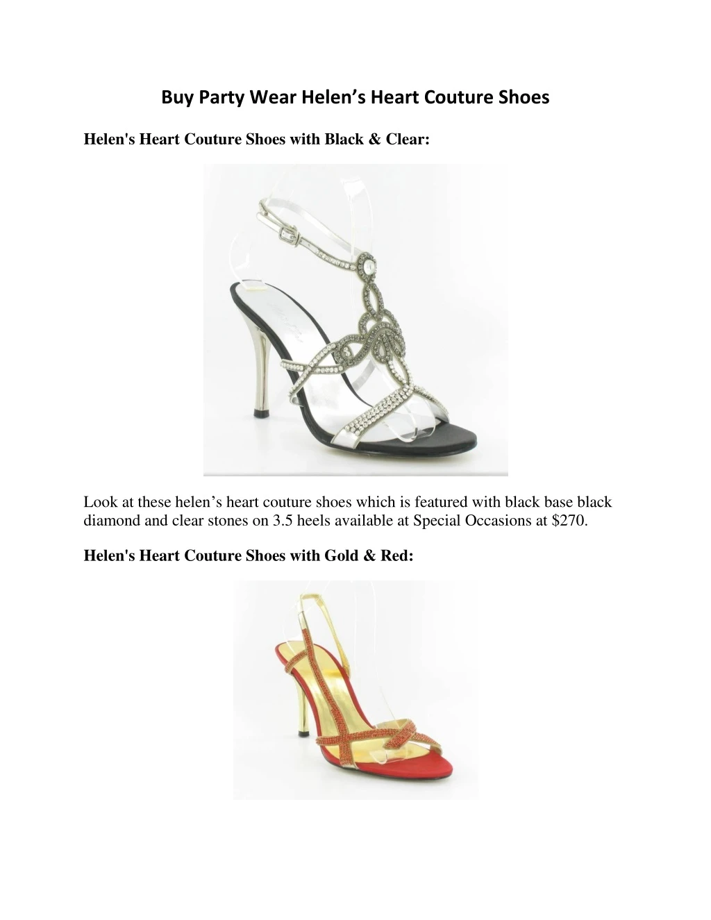 buy party wear helen s heart couture shoes