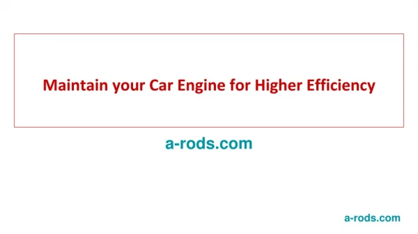 Maintain your car engine repair for higher efficiency