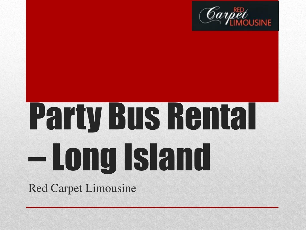 party bus rental long island