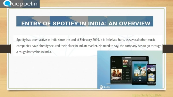 All about Spotify’s launch in India - Queppelin