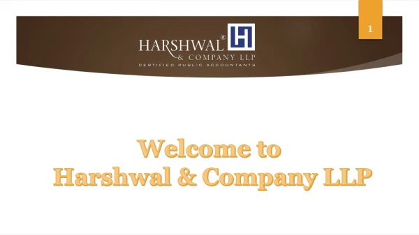 Account Software Implementation - Harshwal & Company LLP