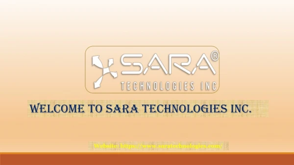 welcome to sara technologies inc