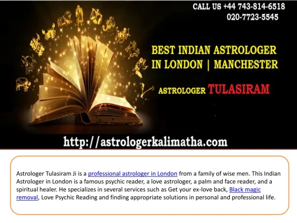 Famous Indian Astrologer in London UK