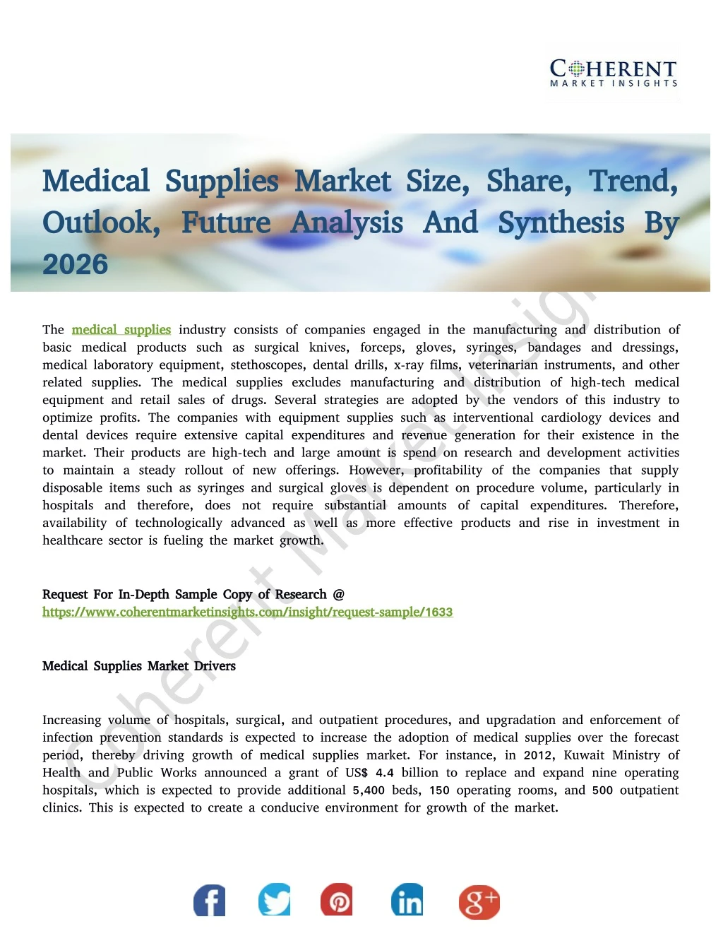 medical supplies medical supplies market size