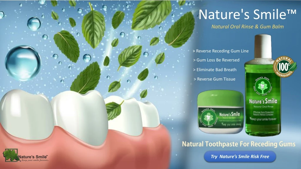 nature s smile natural oral rinse gum balm