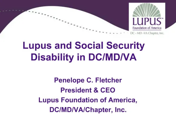 Lupus and Social Security Disability in DC
