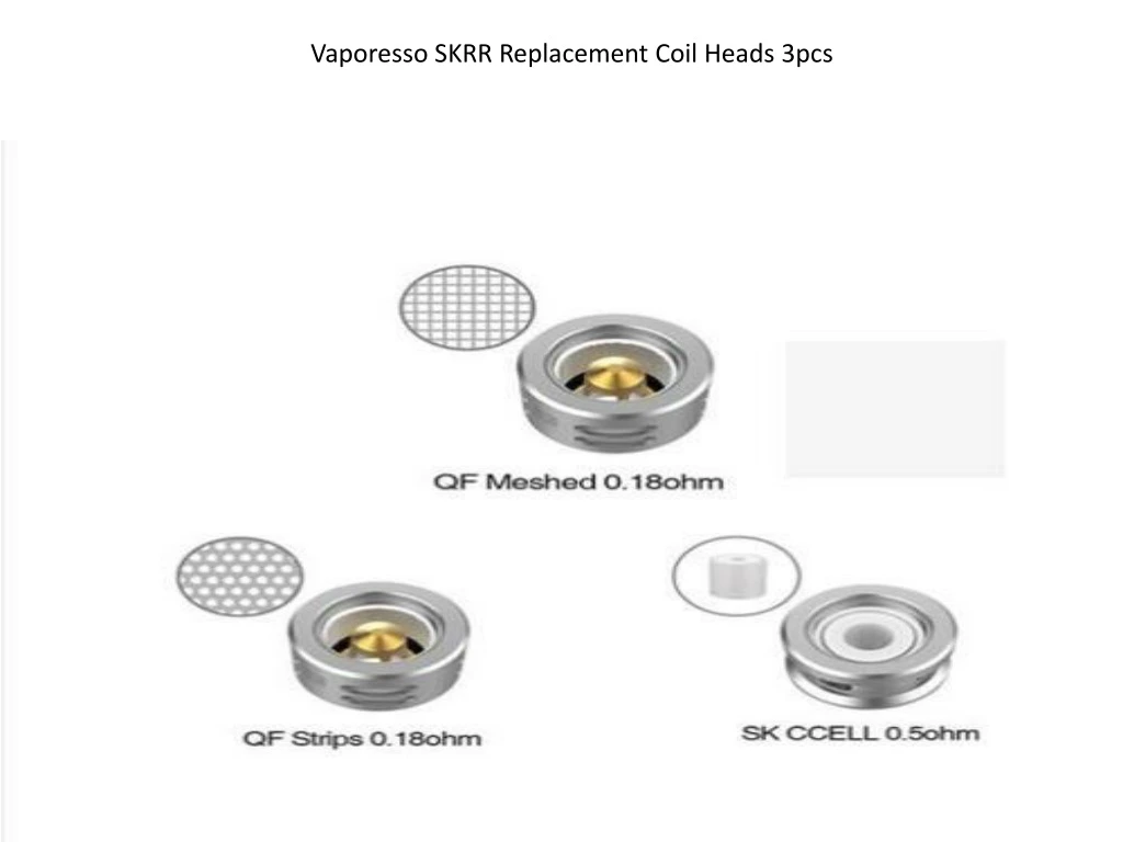 vaporesso skrr replacement coil heads 3pcs