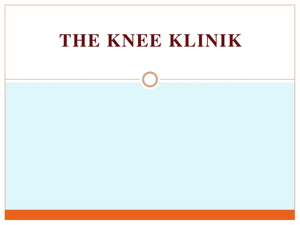 the knee klinik