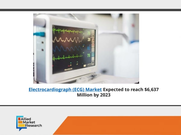 Electrocardiograph (ECG) Market to face $6,637 Million Value by 2023