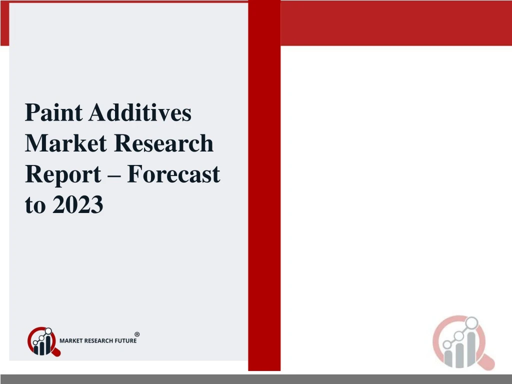 paint additives market research report forecast