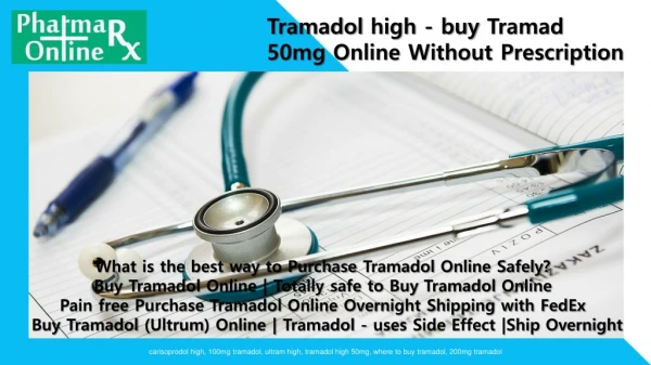 Tramadol - Online Order | Tramadol HCL Dosage & Side Effects