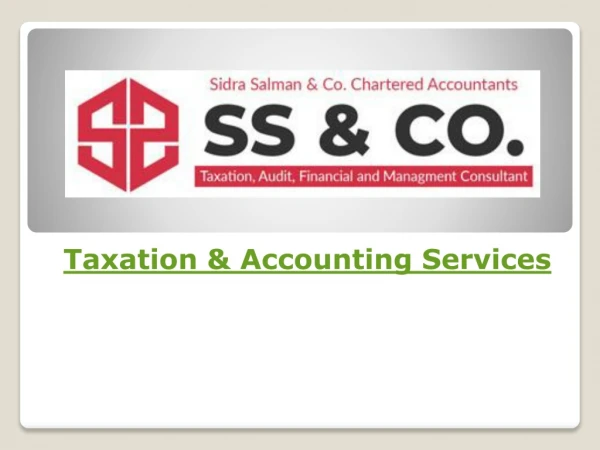 taxation & accounting services
