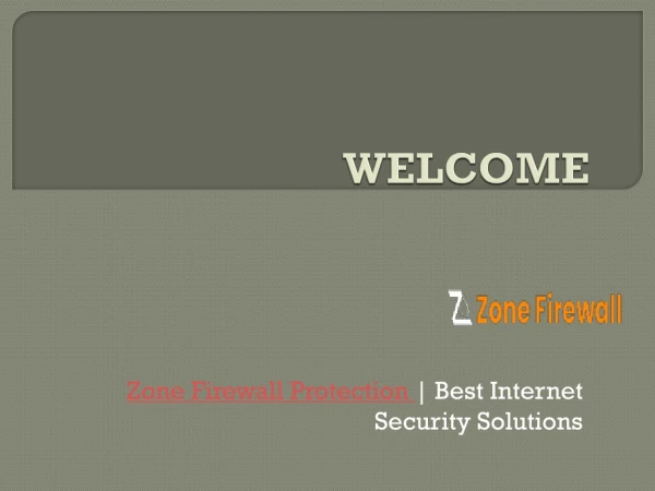 welcome