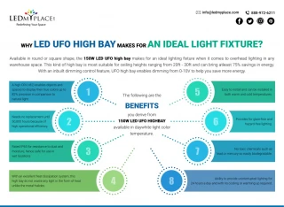 UFO 150W LED - Industrial LED Warehouse Lighting Solutions - slide 1