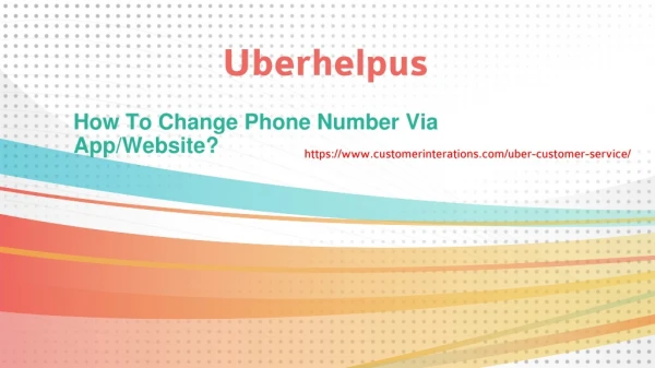 Uber: How to Change Phone Number Via Uber App / Website?